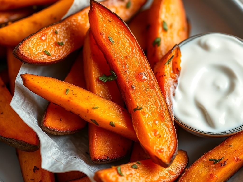 Airfryer Süßkartoffel