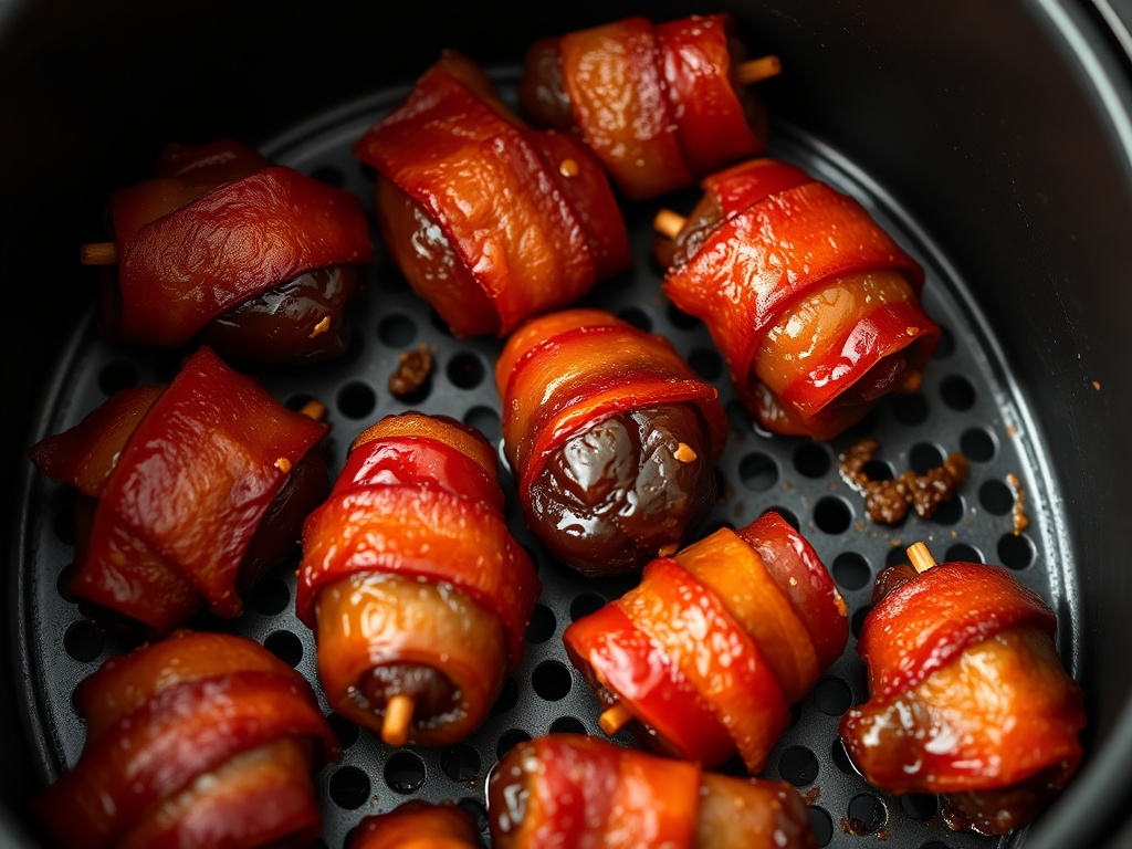 Bacon-Datteln im Airfryer