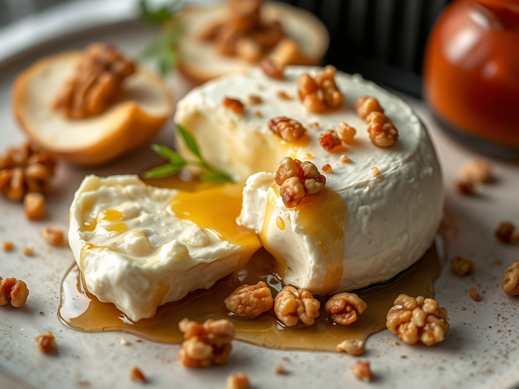 Gebackener Brie mit Honig