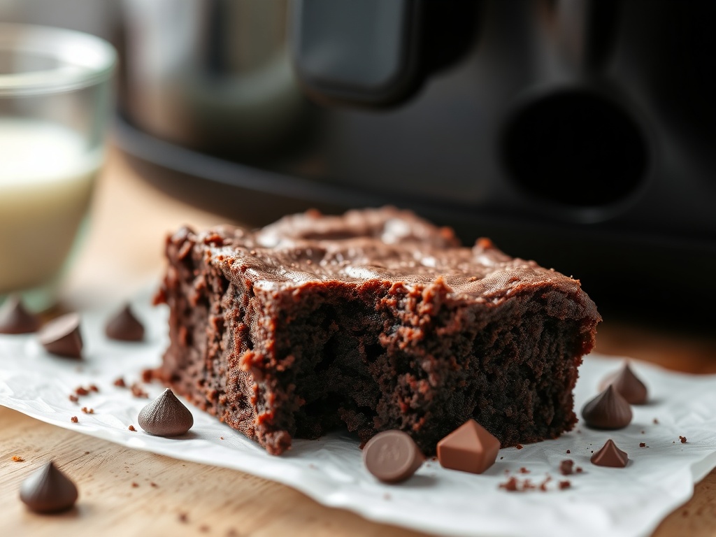 Fudgy Brownies im Airfryer