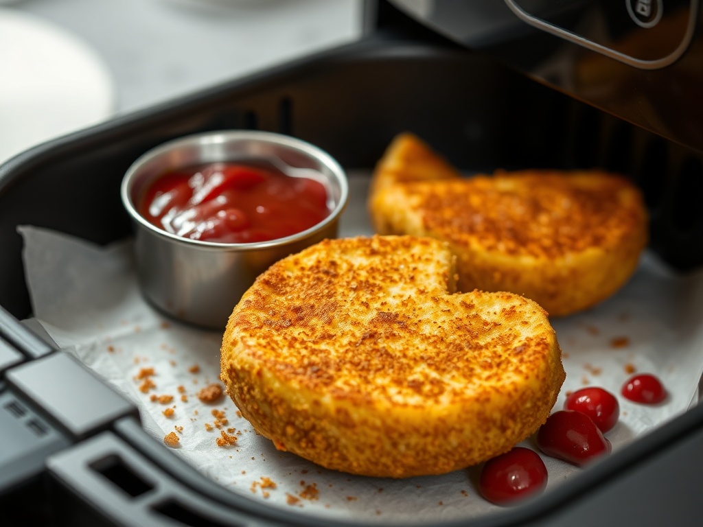 Camembert-Ecken im Airfryer