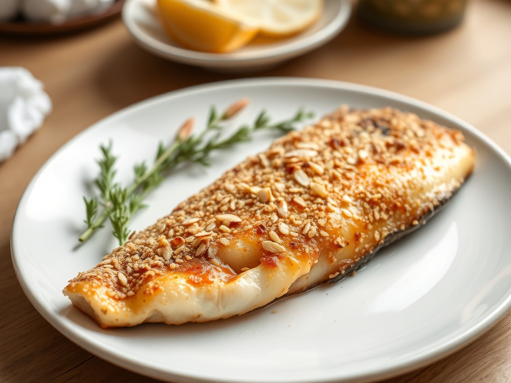 Forelle mit Mandelkruste aus dem Airfryer