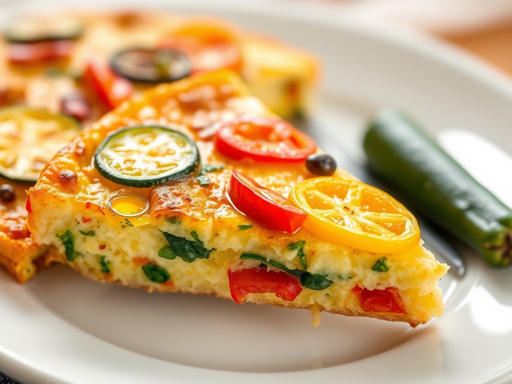 Gemüse-Frittata im Airfryer