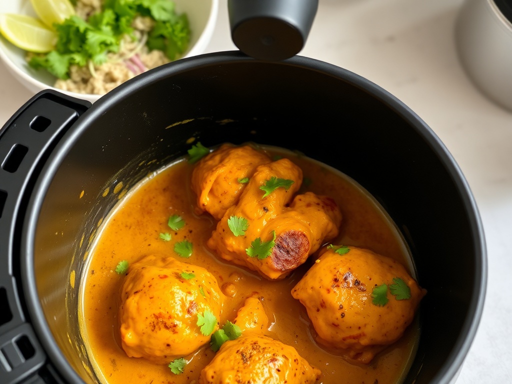 Hähnchen-Curry im Airfryer