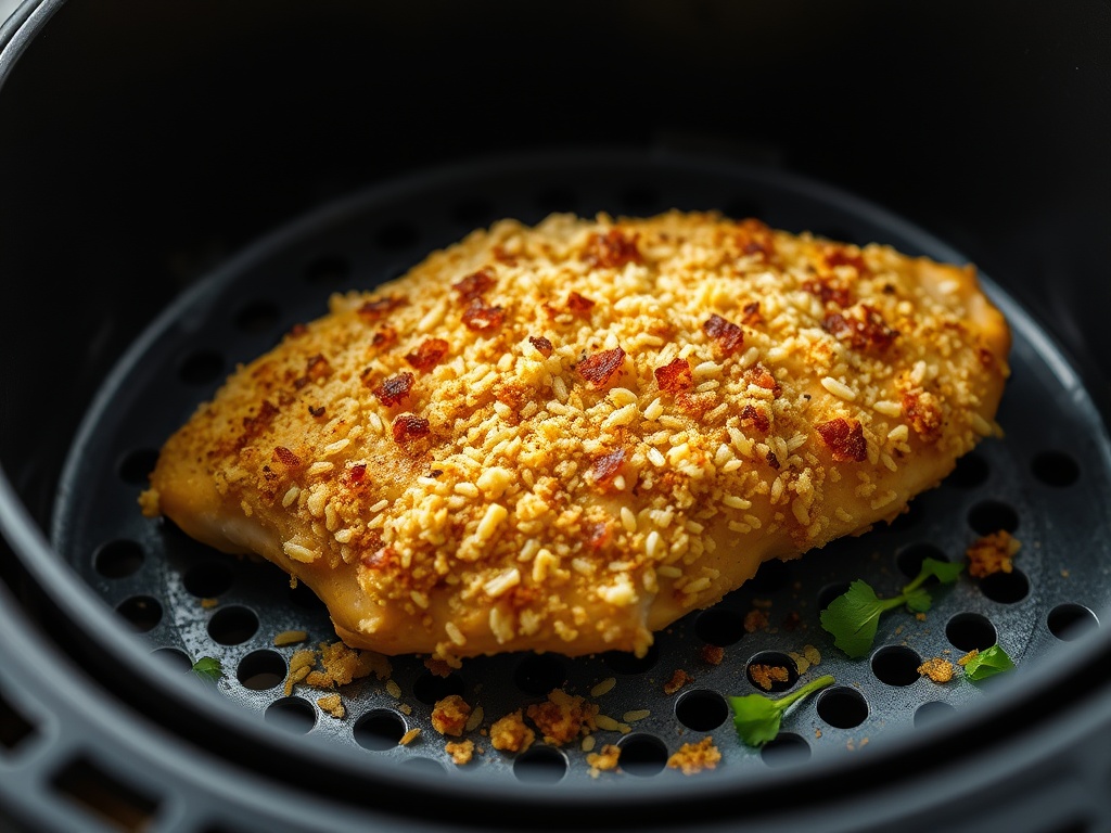 Hähnchen Parmesan aus dem Airfryer