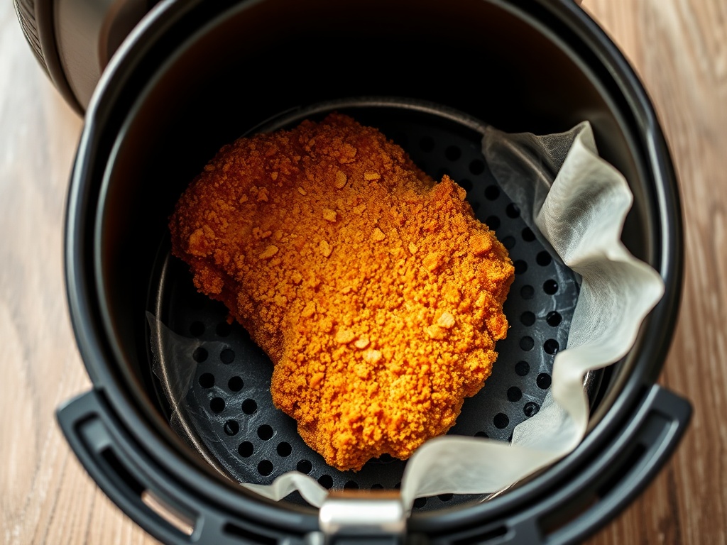 Hähnchenschnitzel im Airfryer