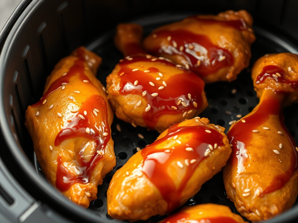 Hähnchen Teriyaki im Airfryer