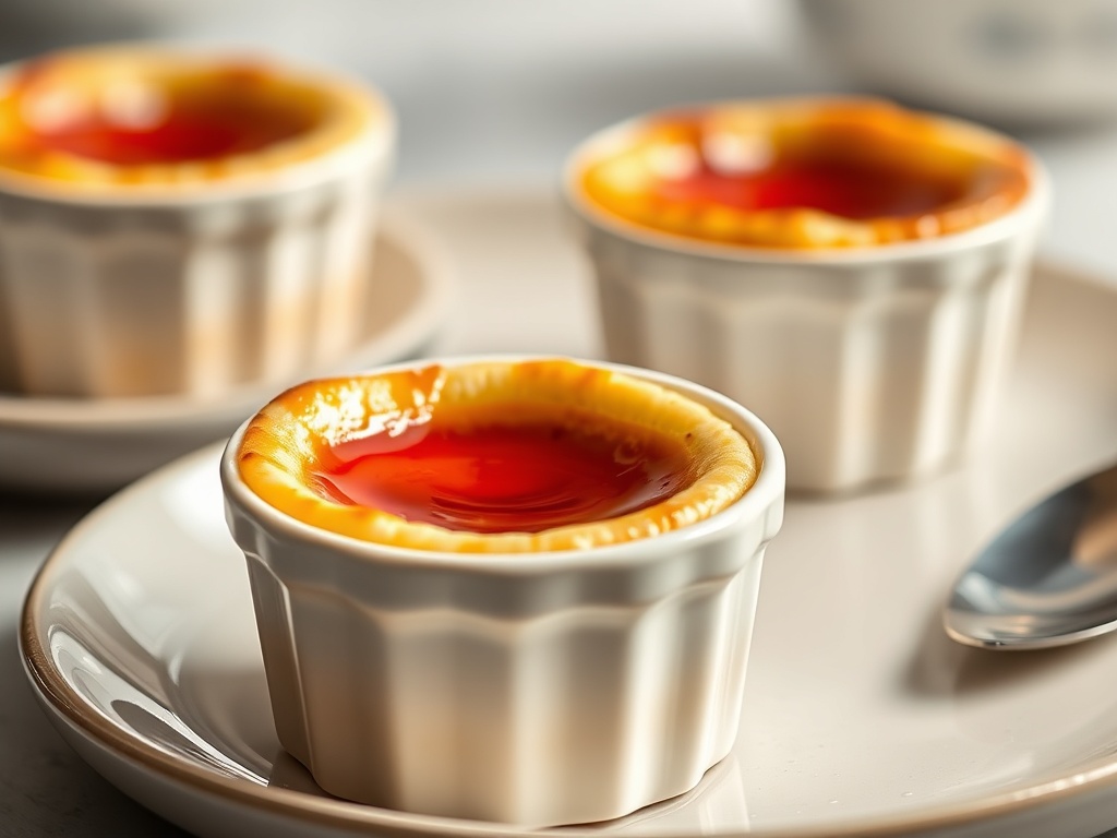 Mini-Käsekuchen aus dem Airfryer mit frischen Beeren