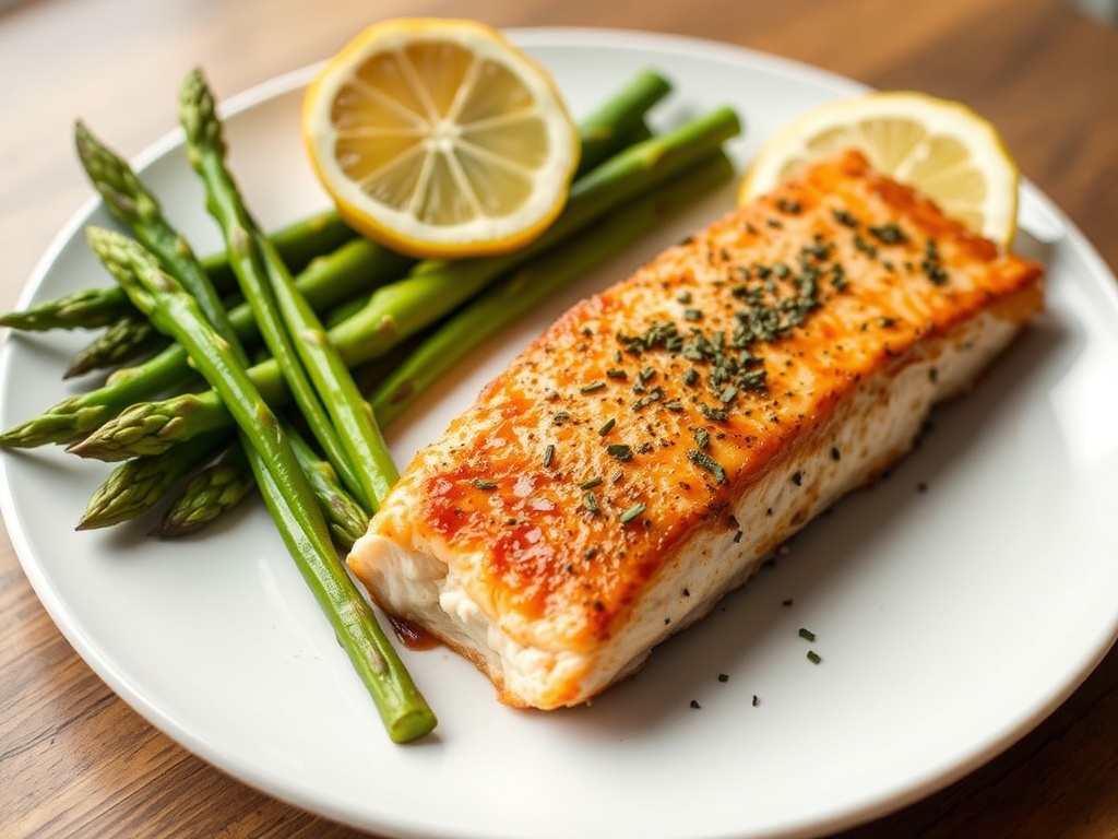 Lachs mit Spargel in 12 Minuten aus dem Airfryer