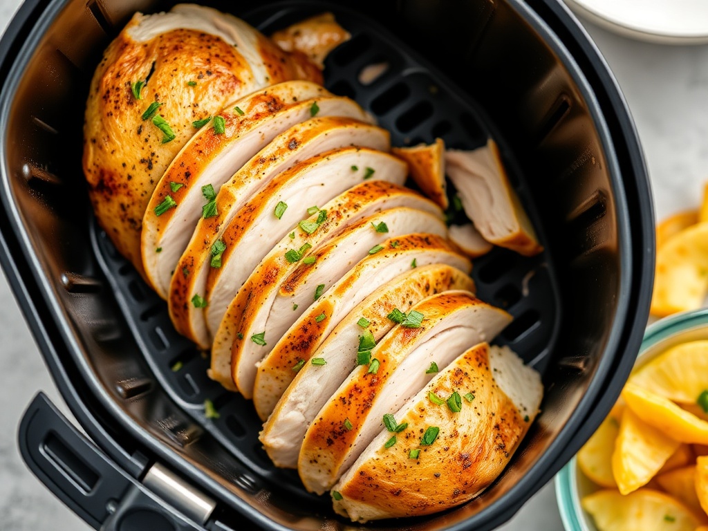Hähnchenbrust-Batch Meal Prep aus dem Airfryer