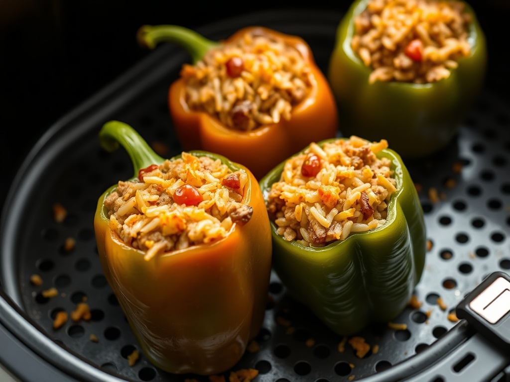 Gefüllte Paprika im Airfryer