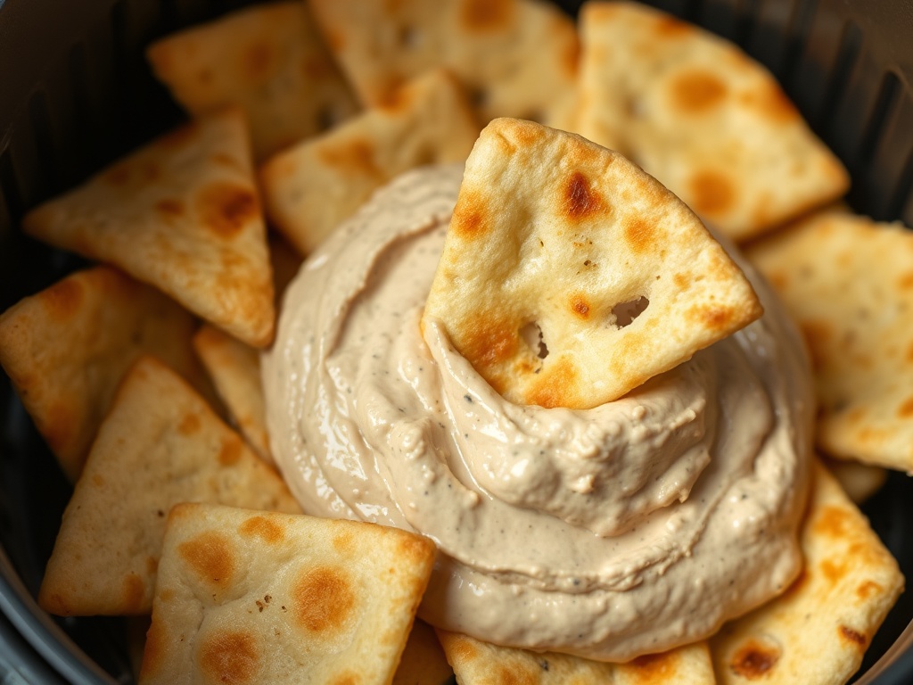 Pita-Chips im Airfryer