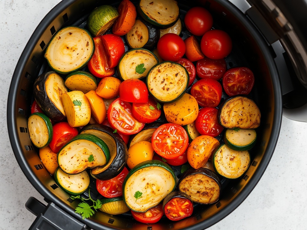 Mediterranes Röstgemüse aus dem Airfryer