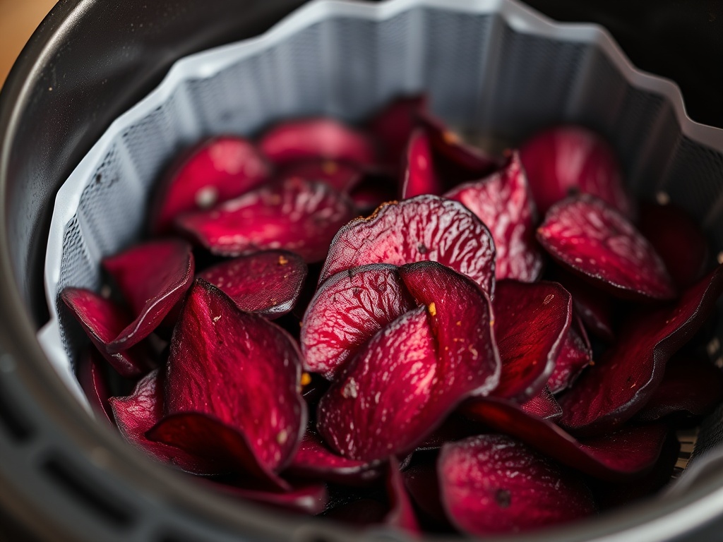Knusprige Rote-Bete-Chips aus dem Airfryer
