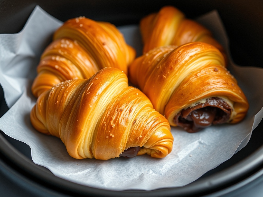 Schoko-Croissants im Airfryer