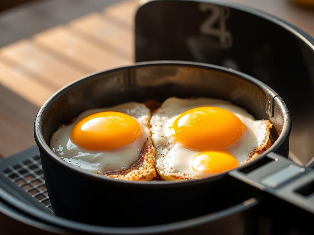 Spiegeleier im Airfryer