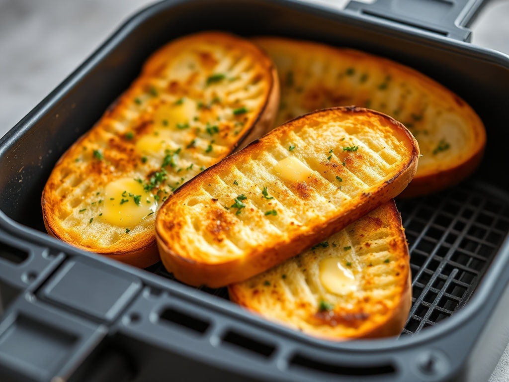 Knoblauchbrot im Airfryer