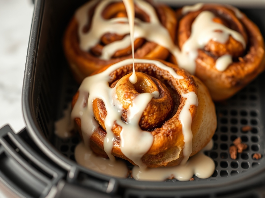 Zimtschnecken im Airfryer
